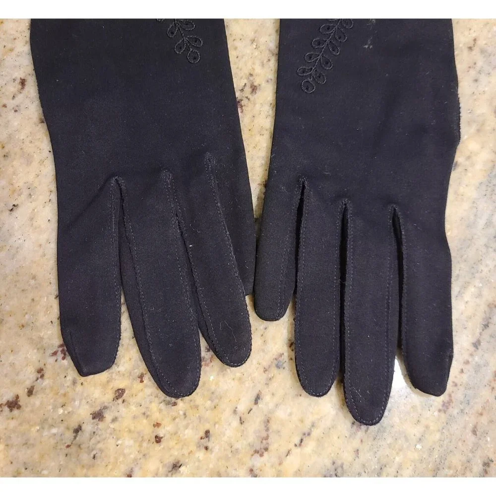 Vintage Size S/M Black Stretch Cotton 14.5